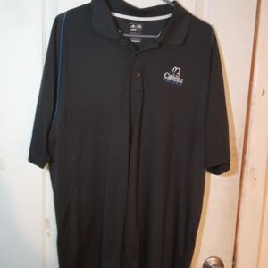 Callaway Men's Polo Shirt - Black with Blue Accents